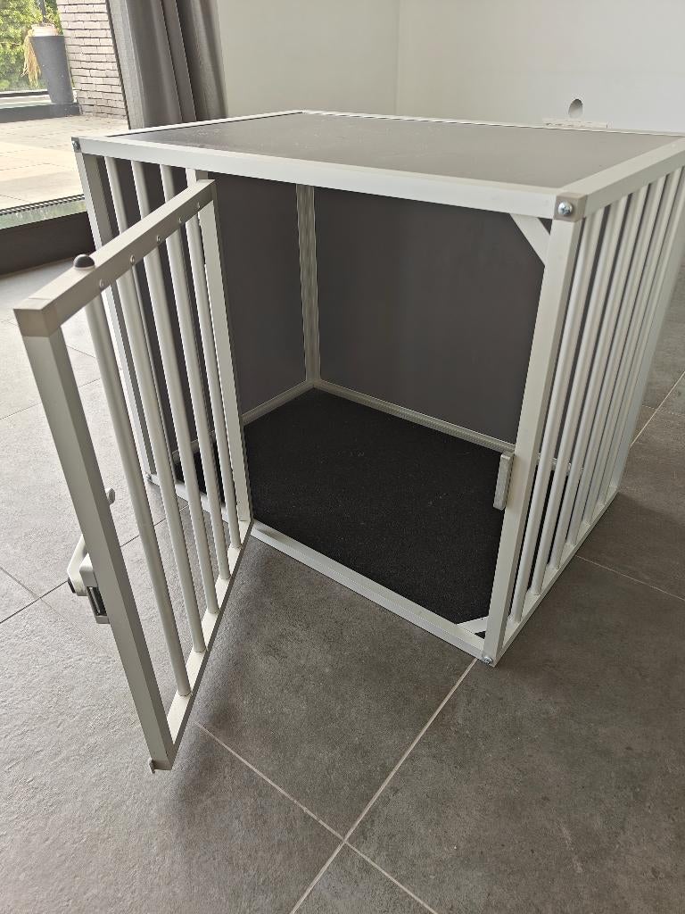 Hundos Hondenbench model DL maat S – stevige aluminium bench, Dieren en Toebehoren, Ophalen, Gebruikt