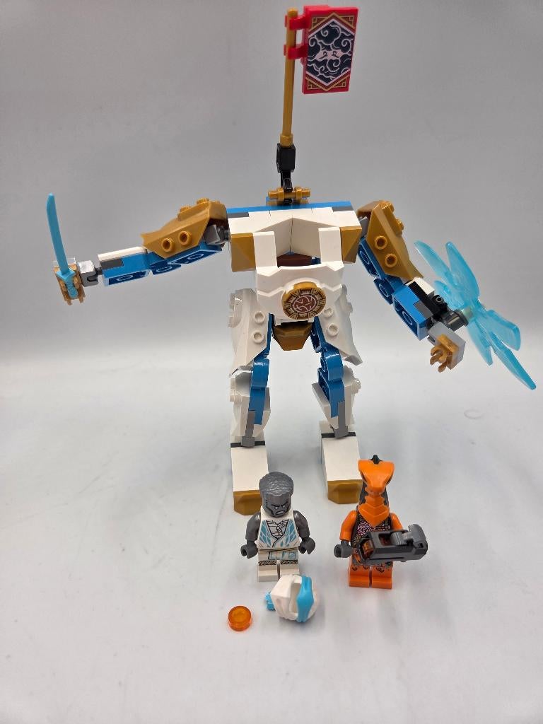 Lego Ninjago 71761 Zane’s Power Up Mech EVO, Lego, Ophalen of Verzenden, Zo goed als nieuw, Compleet