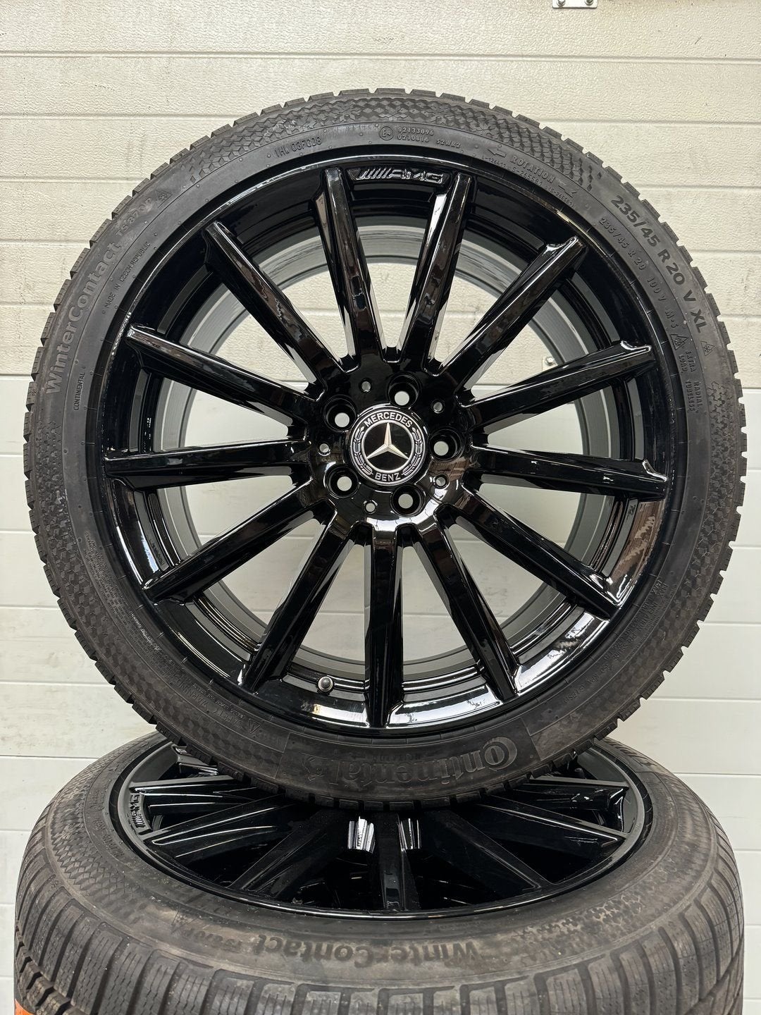 NIEUW 20’’MERCEDES EQA/EQB AMG VELGEN WINTERBANDEN ORIG TPMS, Pneus et Jantes, Pneus hiver, Véhicule de tourisme, -