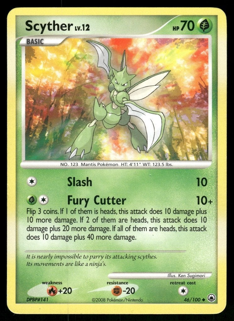 Scyther 46/100 - Majestic Dawn (EX), Envoi, Utilisé