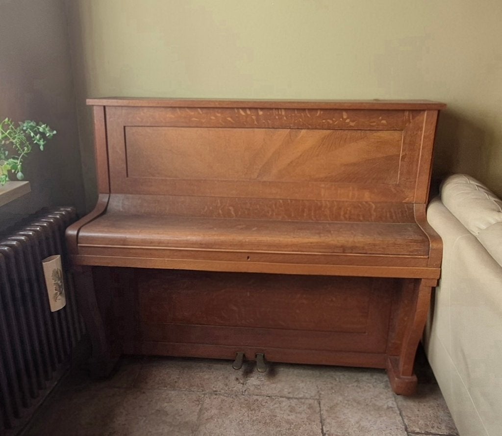 Piano a vendre, Enlèvement, Utilisé, Brun, Piano