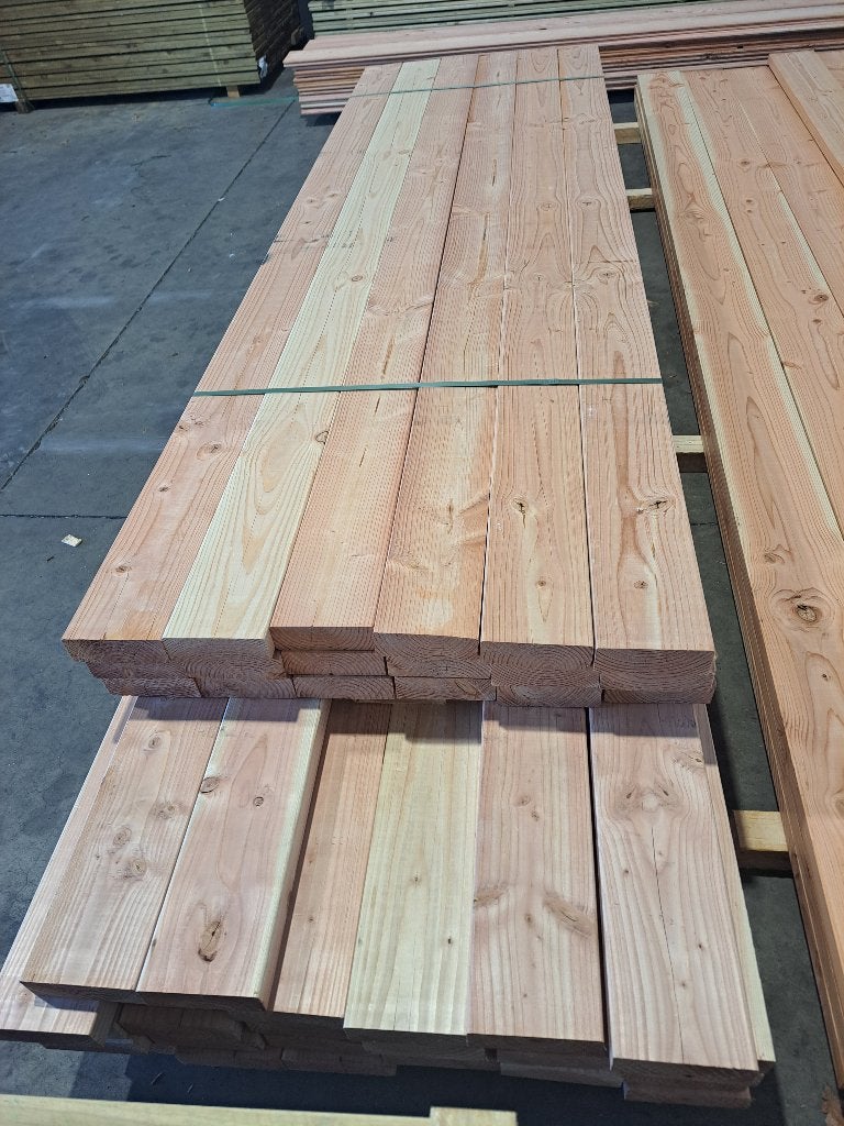 TE KOOP! Balken/Douglasbalken/gordingen(€4,85/m): 3 en 4m, Bricolage & Construction, Bois & Planches, Neuf, 50 mm ou plus, 300 cm ou plus