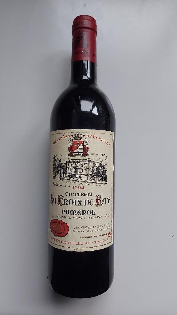 fles wijn Pomerol, chateau la Croix de Gay 1994, Verzamelen, Ophalen, Zo goed als nieuw, Frankrijk, Rode wijn