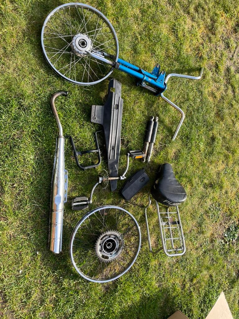 Puch maxi onderdelen, Fietsen en Brommers, Ophalen, Zo goed als nieuw, Uitlaat