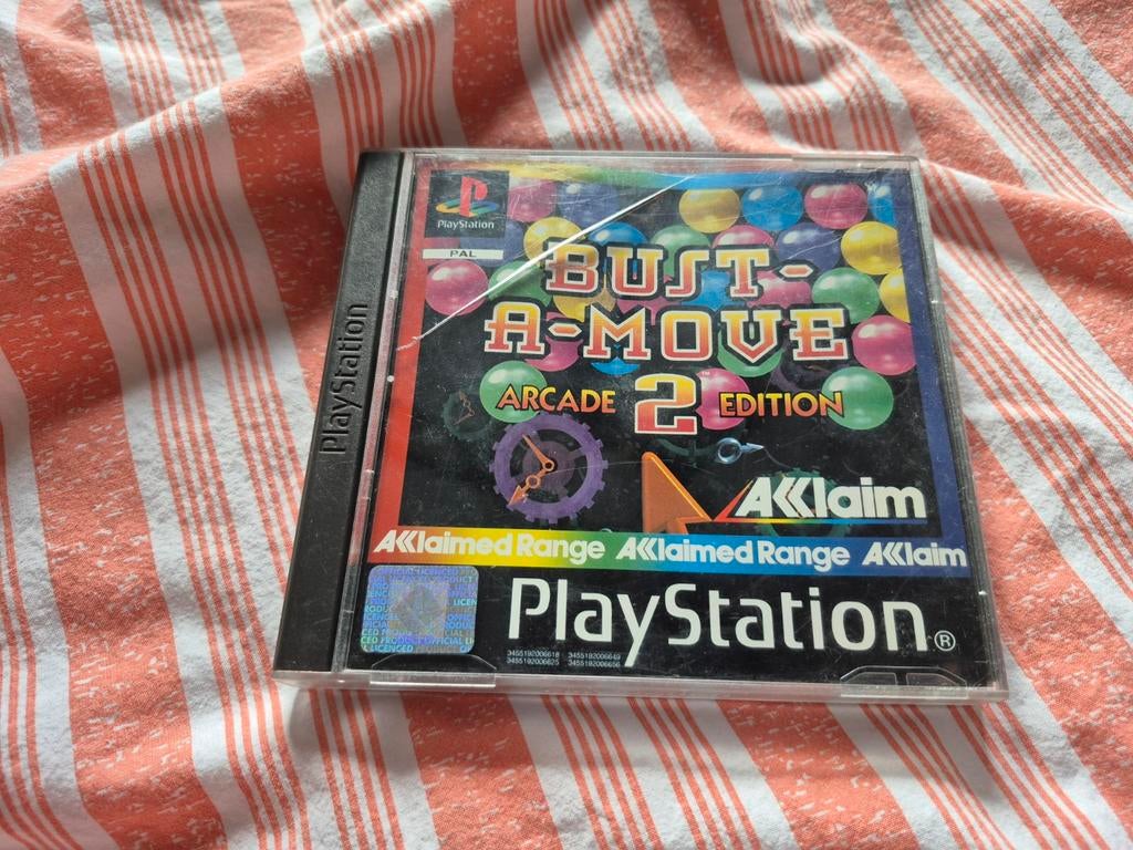 Ps1 bust a move 2 werkende staat kras op doosje, Games en Spelcomputers, Ophalen of Verzenden