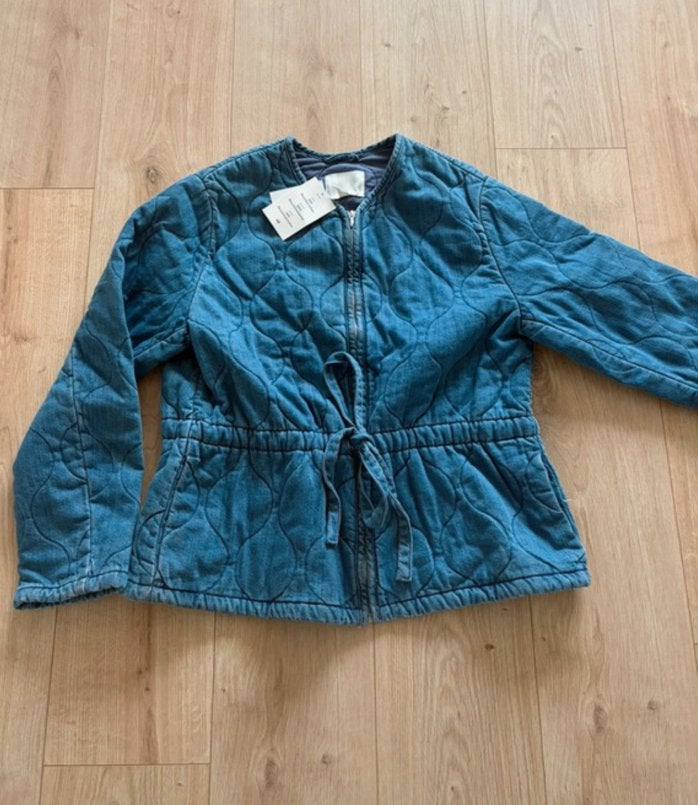 Spijkerkasje gevoerd, Blauw, Nieuw, Ophalen of Verzenden, Jasje