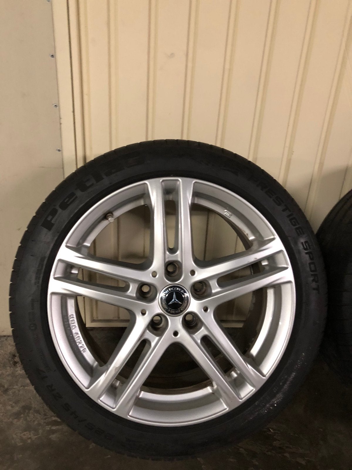 4 Alu velgen "17 Mercedes Classe C, E, SLK, CLK, A, B,CLA, Auto-onderdelen, Gebruikt, Banden en Velgen, 17 inch, Ophalen of Verzenden