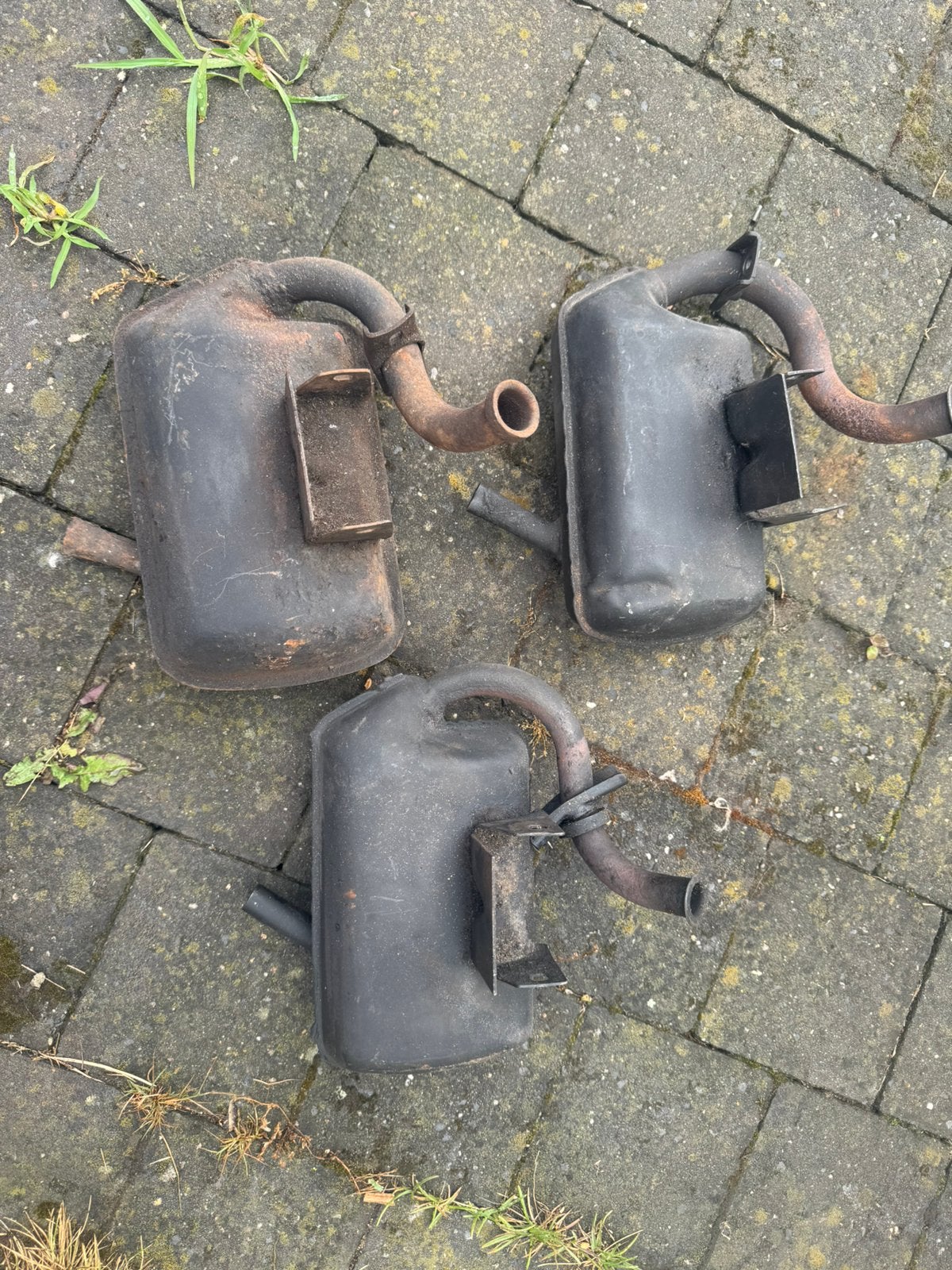 Originele uitlaat honda camino type25 type 45, Fietsen en Brommers, Ophalen of Verzenden, Uitlaat