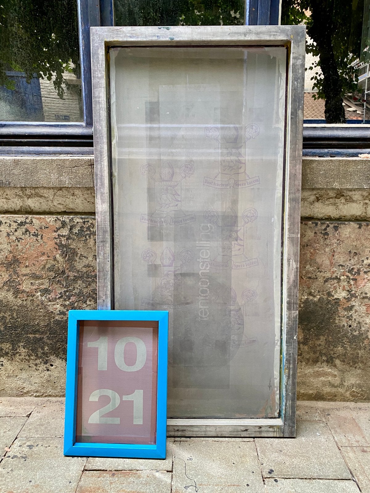 Cadres sérigraphiés, Enlèvement, Utilisé