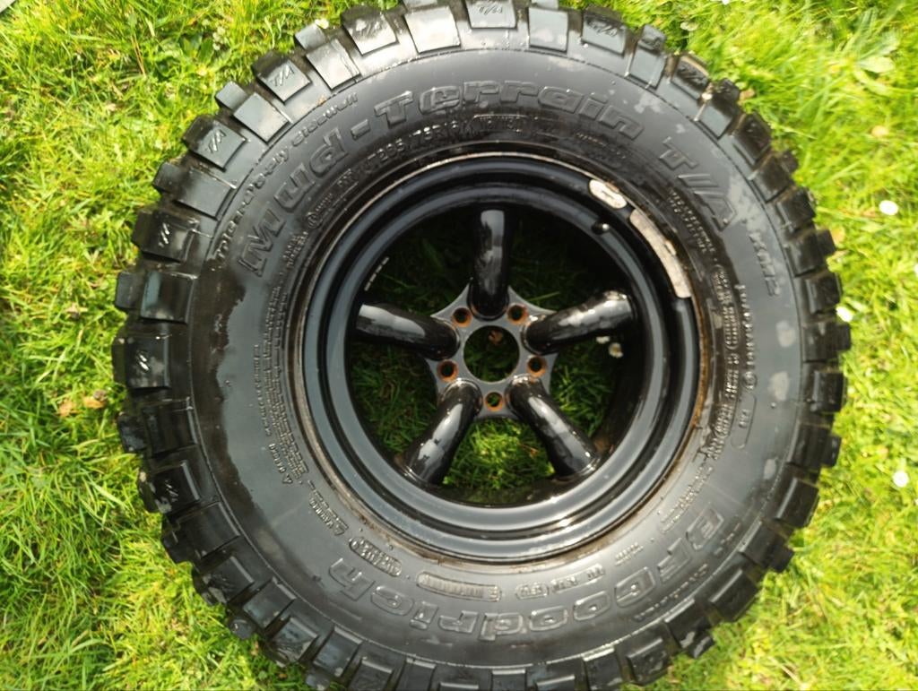 4 stuks Mach velgen met BF Goodrich Mud banden, Auto-onderdelen, Banden en Velgen, Ophalen, 16 inch, Band(en)