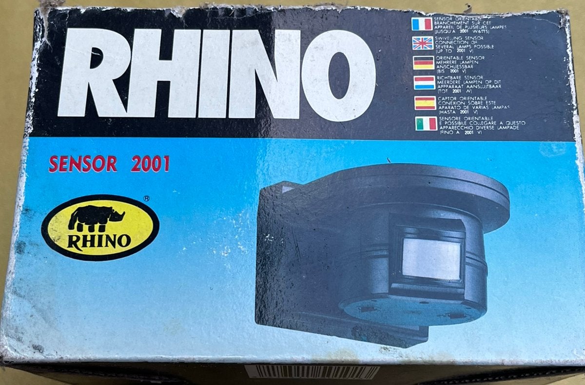 Détecteur de mouvement Rhino Sensor 2001, Enlèvement ou Envoi, Neuf