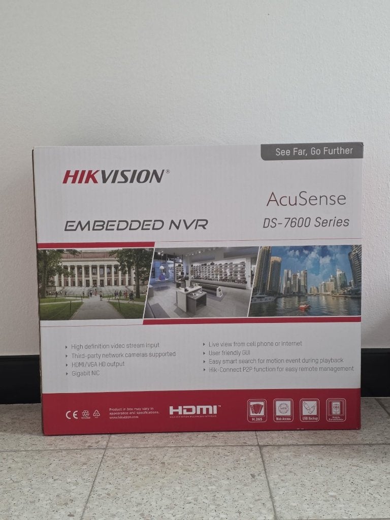 NVR Hikvision DS-7616NXI-K2 - 16 Ch - 4k - Neuf, Enlèvement ou Envoi, Neuf, Caméra extérieure