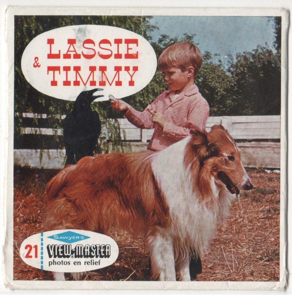 View-master Lassie en Timmy B 474 Boekje FR, Ophalen of Verzenden