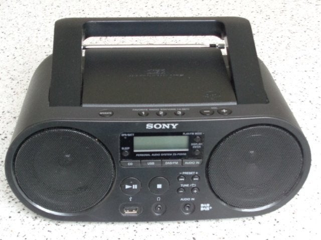 Radio stéréo DAB-FM/lecteur CD/USB SONY modèle ZS-PS55B, Enlèvement ou Envoi, Comme neuf, Radio, Avec lecteur de CD