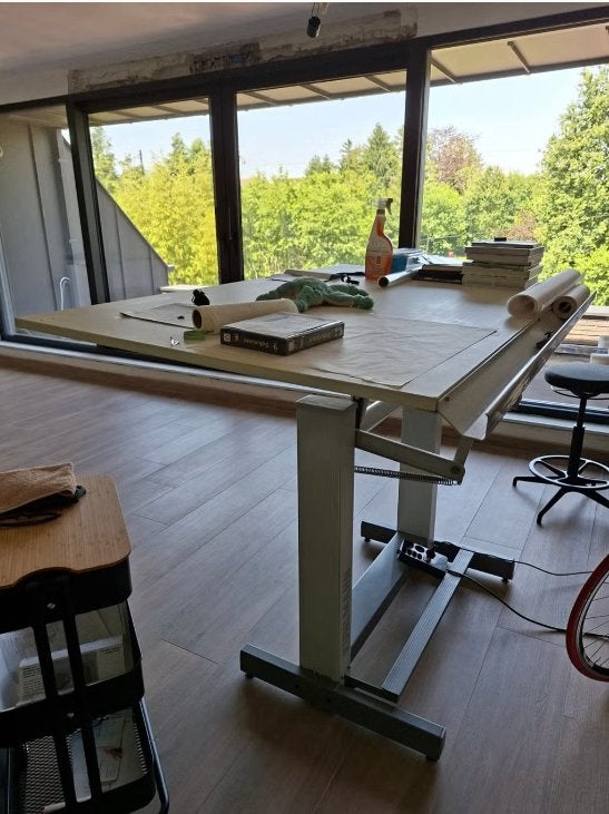 Professionele tekentafel Kuhlmann, Doe-het-zelf en Bouw, Ophalen, Gebruikt