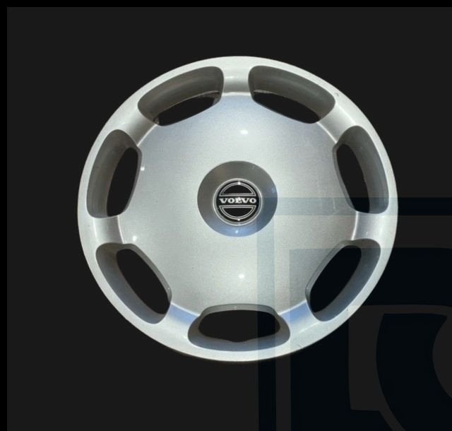 Wieldop Volvo, Enkel, 15 Inch, Wielkap, Wheel Cover, Hub Cap, Ophalen of Verzenden, Gebruikt