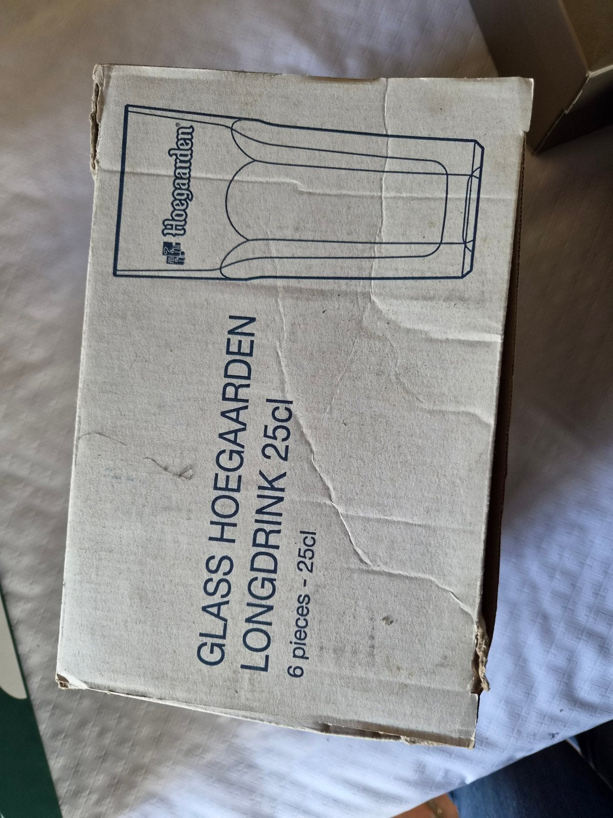 6 hoegaarden glazen, Ophalen