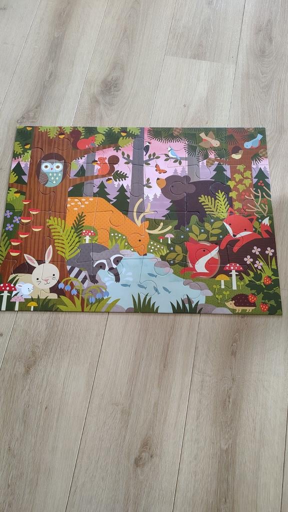 Mooie houten vloerpuzzel van 24 stukjes, Ophalen