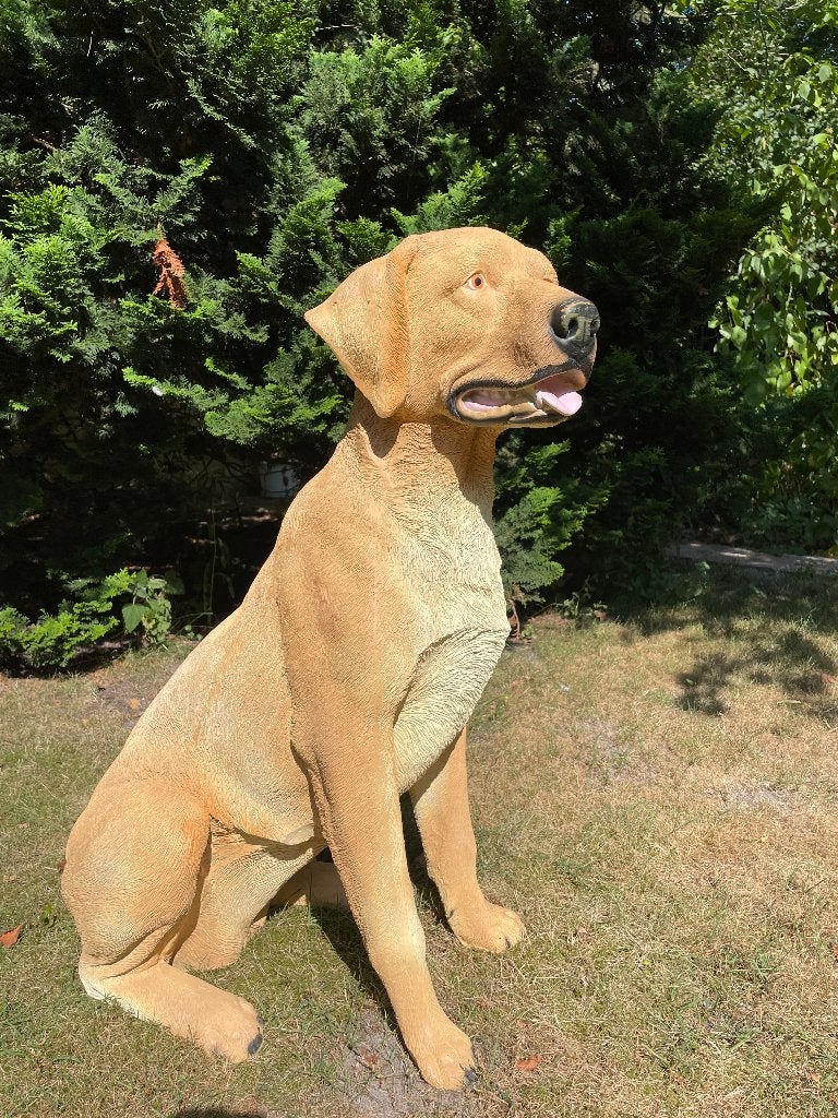Chien de chasse Labrador Retriever, jardin, étang 80cm, Jardin & Terrasse, Enlèvement, Neuf, Synthétique, Animal