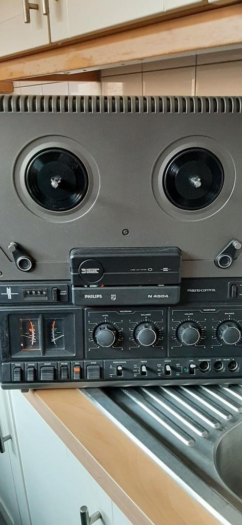 Philips N4504 Bandrecorder - Vintage Audio, Audio, Tv en Foto, Bandrecorder, Ophalen of Verzenden, Bandrecorder