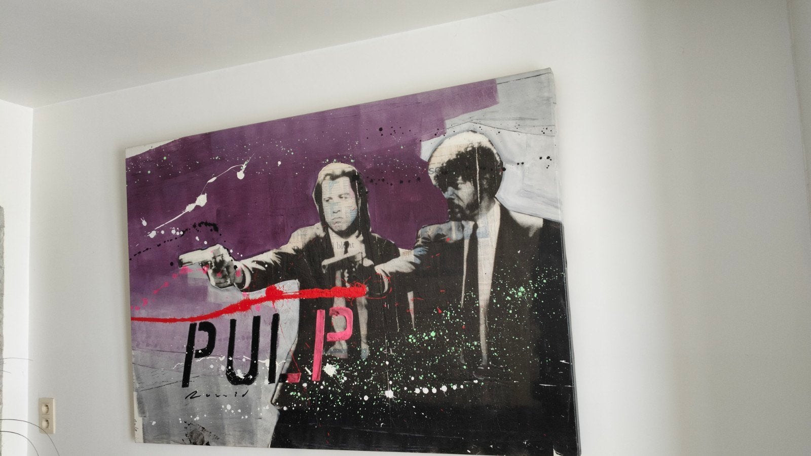 Pop art van Pulp fiction, Ophalen, Film, Hout, Gelimiteerde oplage