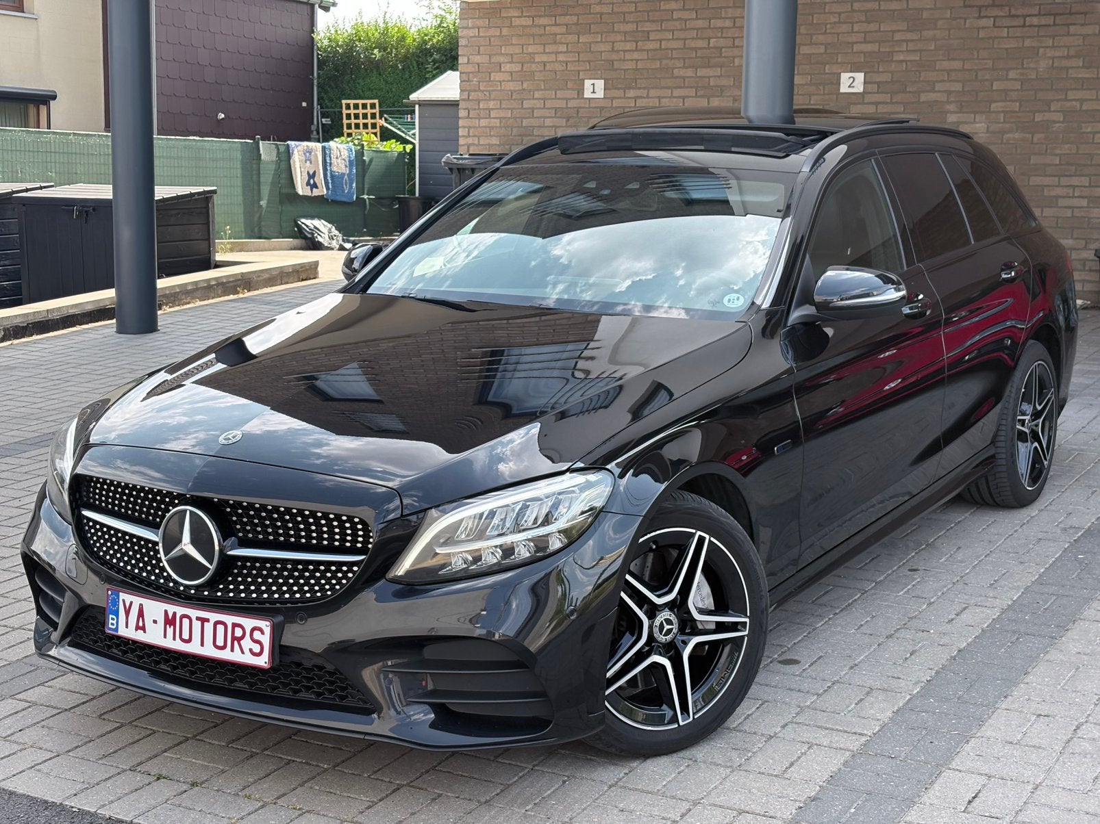 Mercedes C300de - 2020 - 135.000 km - Amg - pano - Garantie, Autos, 143 kW, Euro 6, Entreprise, Alcantara