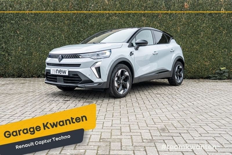 Renault Captur Captur Techno Tce90pk-Nav-Airco, Auto's, Voorwielaandrijving, Stof, Gebruikt, 91 pk