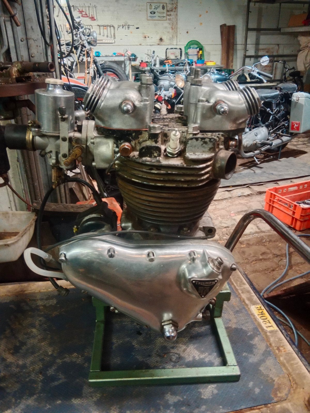 Moteur Triumph 650 1954, Motoren, Onderdelen | Merk-onafhankelijk, Ophalen of Verzenden
