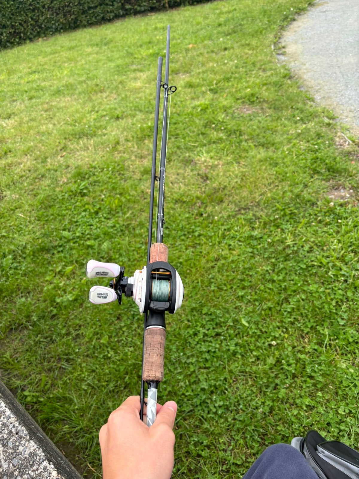 Baitcaster abu garcia max pro 15-60g + kunstaas, Ophalen of Verzenden, Zo goed als nieuw