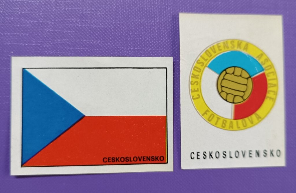 PANINI WORLD CUP MEXICO 70 CESKO WK VLAG/BADGE voetbal, Verzenden
