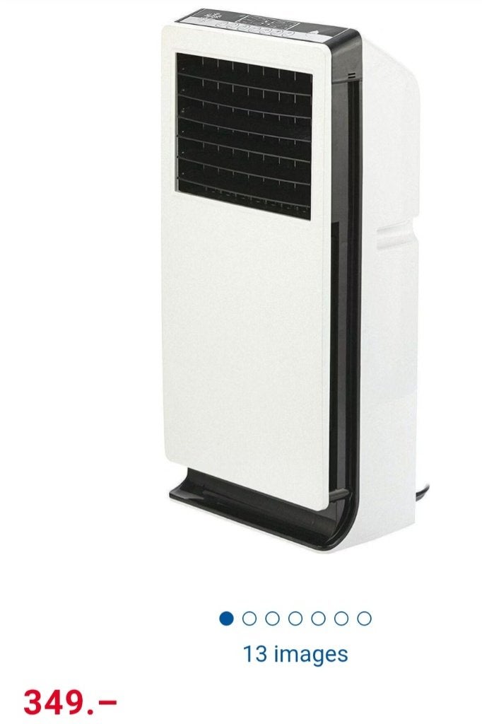 Rafraîchisseur d'air, Electroménager, 60 à 100 m³, Refroidissement et Déshumidification, Comme neuf, Enlèvement