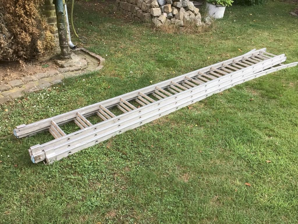 echelle/ladder alu 3X4m, Enlèvement, Utilisé, Autres types