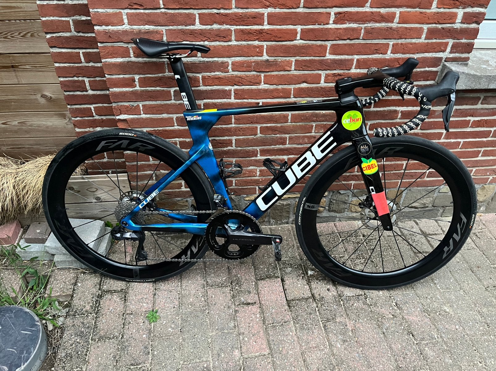 Cube litening aero, Fietsen en Brommers, Ophalen, Gebruikt, Schijfrem, Versnellingen