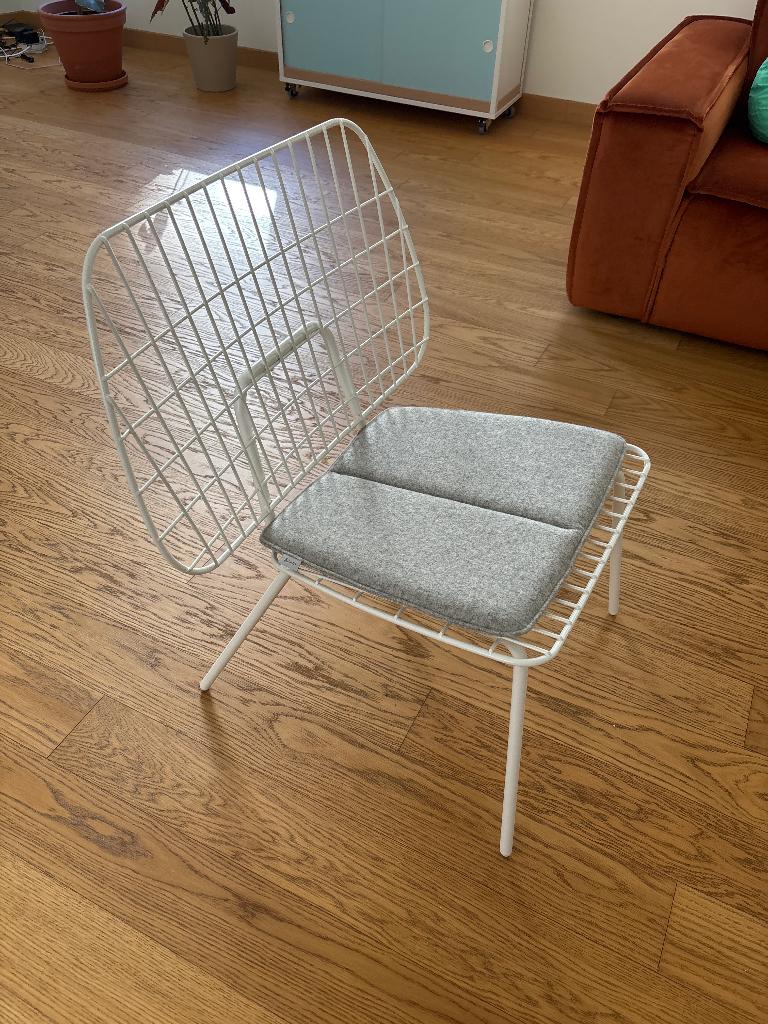Audo Copenhagen WM String Lounge Chair, Enlèvement, Neuf, Métal