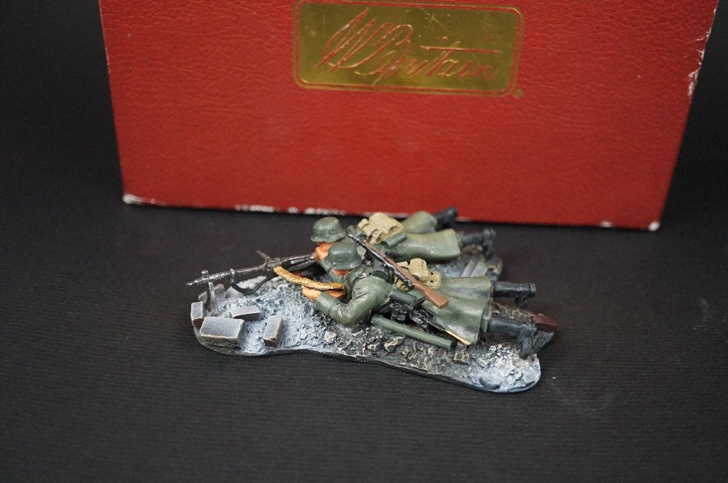 Une équipe de mitrailleuses allemandes - W Britain - TOP, Collections, Objets militaires | Seconde Guerre mondiale, Enlèvement ou Envoi