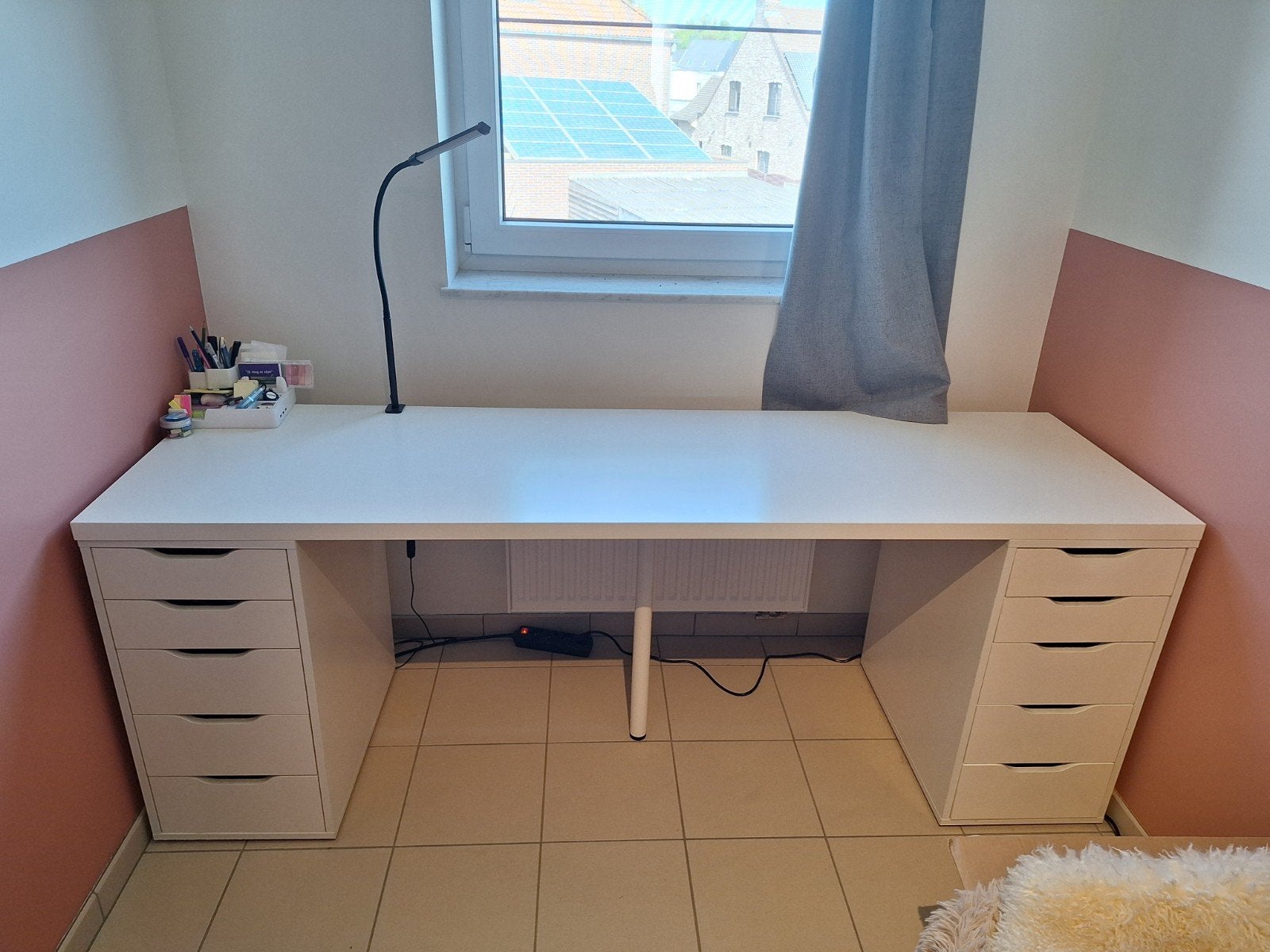 Bureau, Ophalen, Gebruikt, Duo-bureau, 60 cm