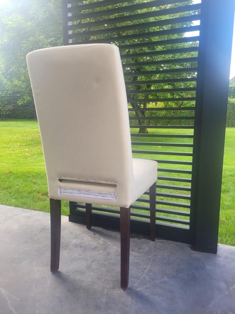 8 chaises avec housses déhoussables, Maison & Meubles, Chaises