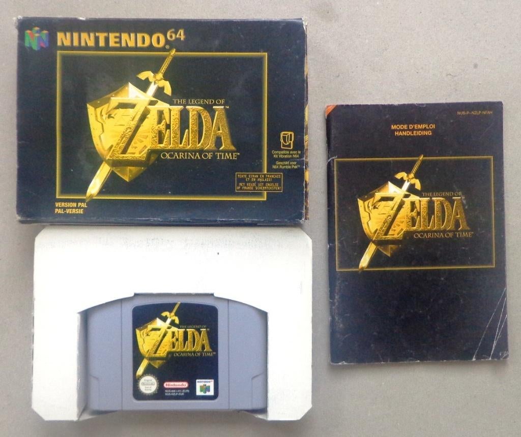 Zelda Ocarina of Time voor de Nintendo 64 Compleet, Ophalen of Verzenden, Gebruikt