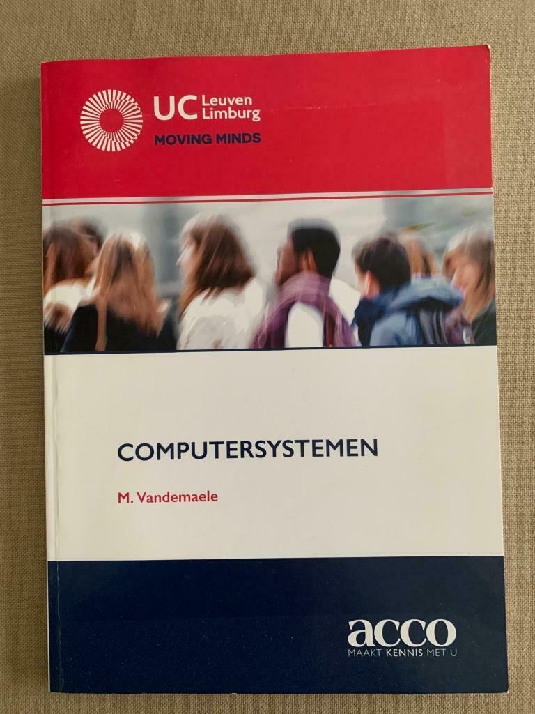 Boek ' Computersystemen UCLL ', Programmeertaal of Theorie, M. Vandemaele, Ophalen of Verzenden, Zo goed als nieuw