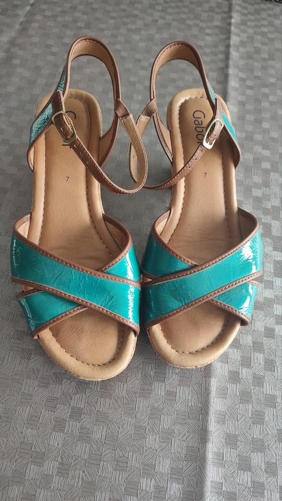Open schoen Gabor 40, Ophalen, Blauw, Gabor, Zo goed als nieuw
