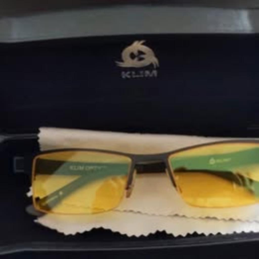 Klim Optics gameglazen - blauw filter, Computers en Software, Monitoren, Ophalen of Verzenden, Nieuw, Gaming
