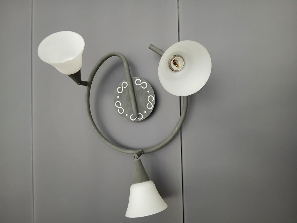 Plafonnier Lustre 3 lampes, Enlèvement, Comme neuf