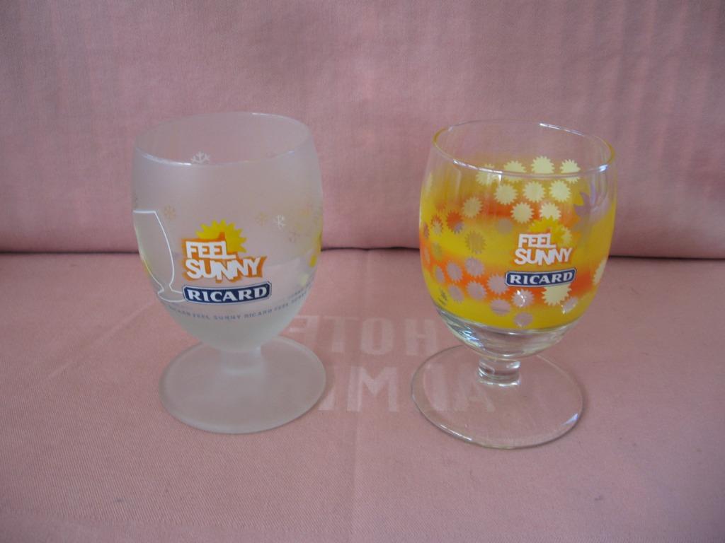 Série de ballons Ricard Feel Sunny (2 verres)., Enlèvement ou Envoi, Comme neuf, Ustensile