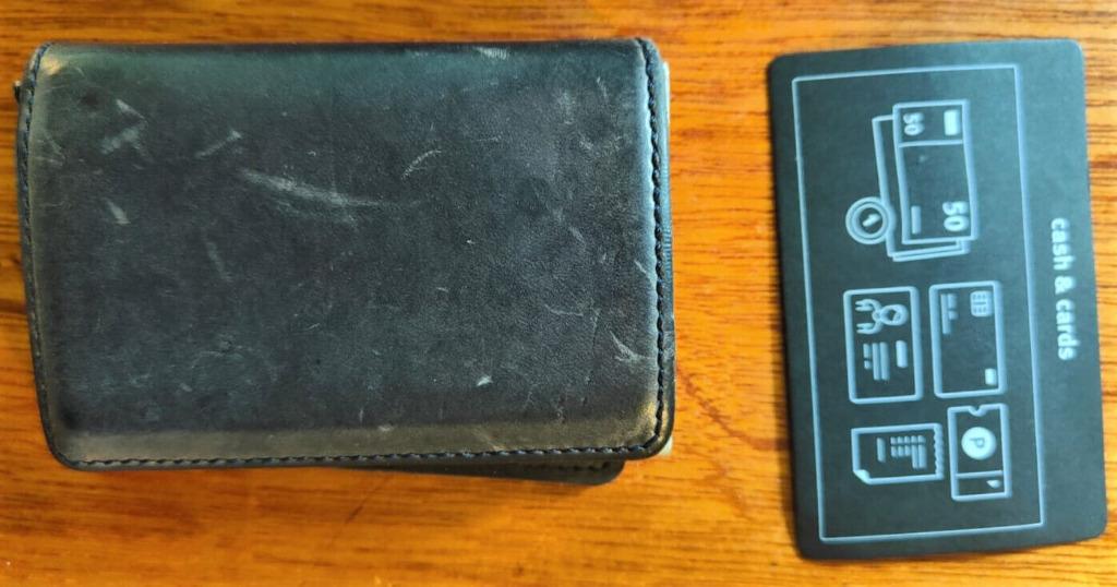 SECRID SLIMWALLET, Autres marques, Cuir, Enlèvement ou Envoi, Utilisé