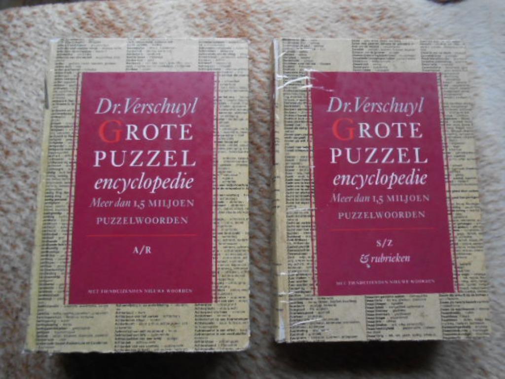 Grote puzzel encyclopedie - Dr. Verschuyl 2 delen, Hobby & Loisirs créatifs, Sport cérébral & Puzzles, Enlèvement ou Envoi, Utilisé