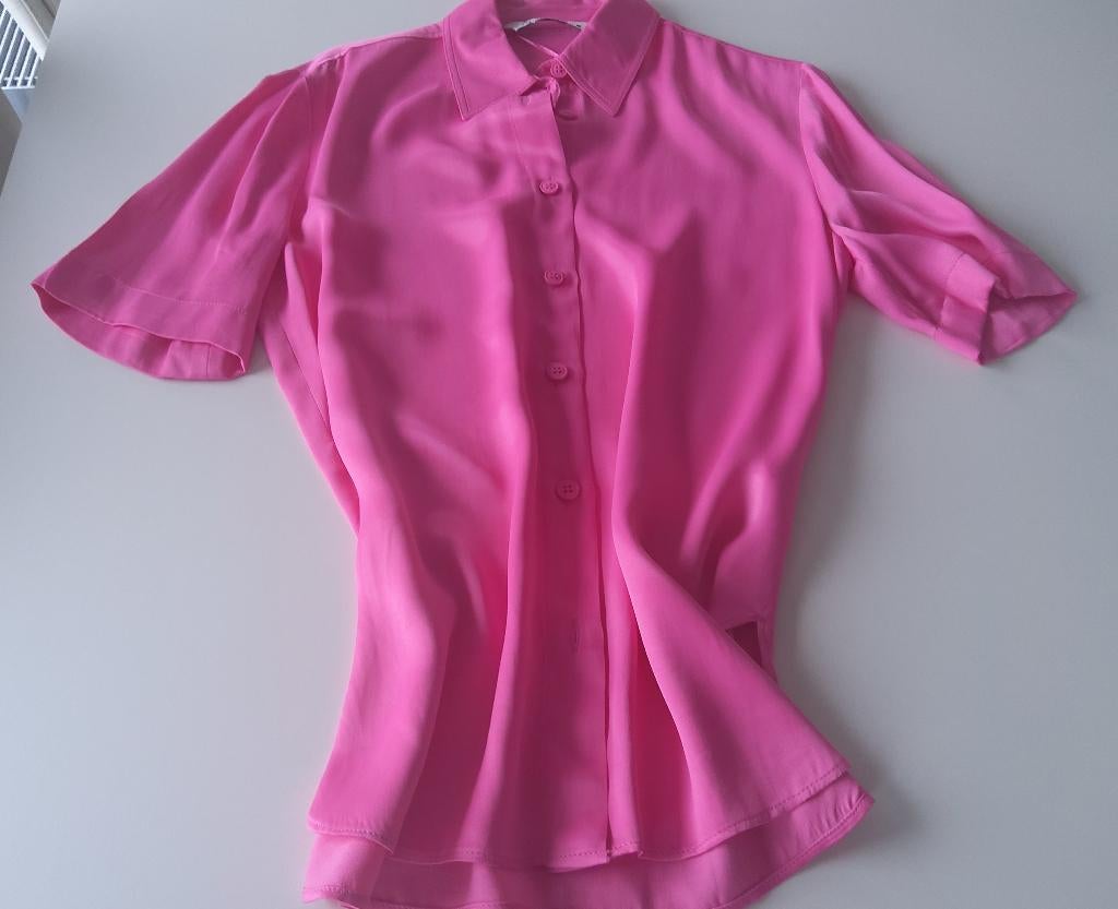 Fuchsia blouse, Kleding | Dames, Zara, Nieuw, Ophalen of Verzenden, Roze