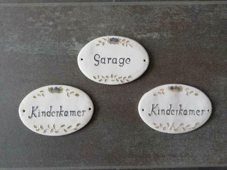 3stuks sierlijke naambordjes (10euro voor alle drie samen), Nieuw