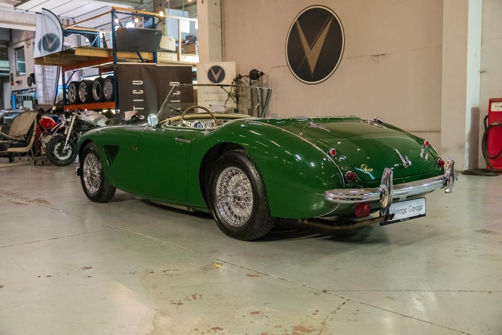 Austin Healey 3000 MKI - 1962, Lederen bekleding, 4 zetels, Achterwielaandrijving, Beige