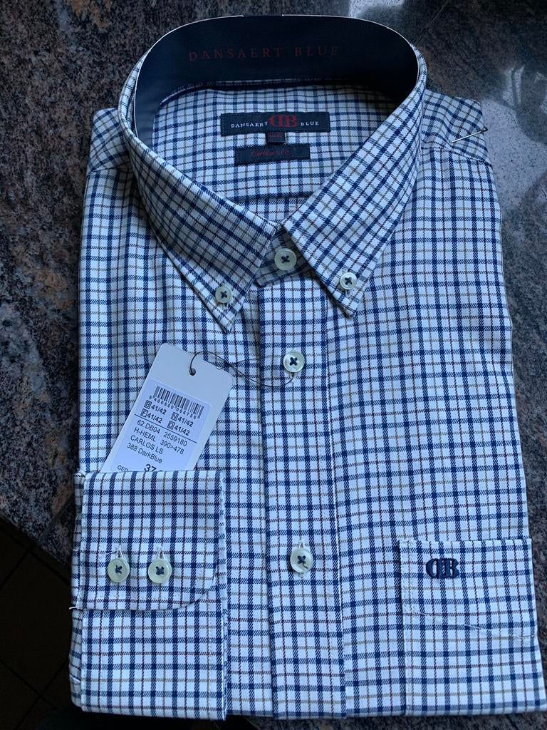 Nw overhemd E5 mode, Kleding | Heren, Ophalen of Verzenden, Nieuw, Overige kleuren, Halswijdte 41/42 (L)