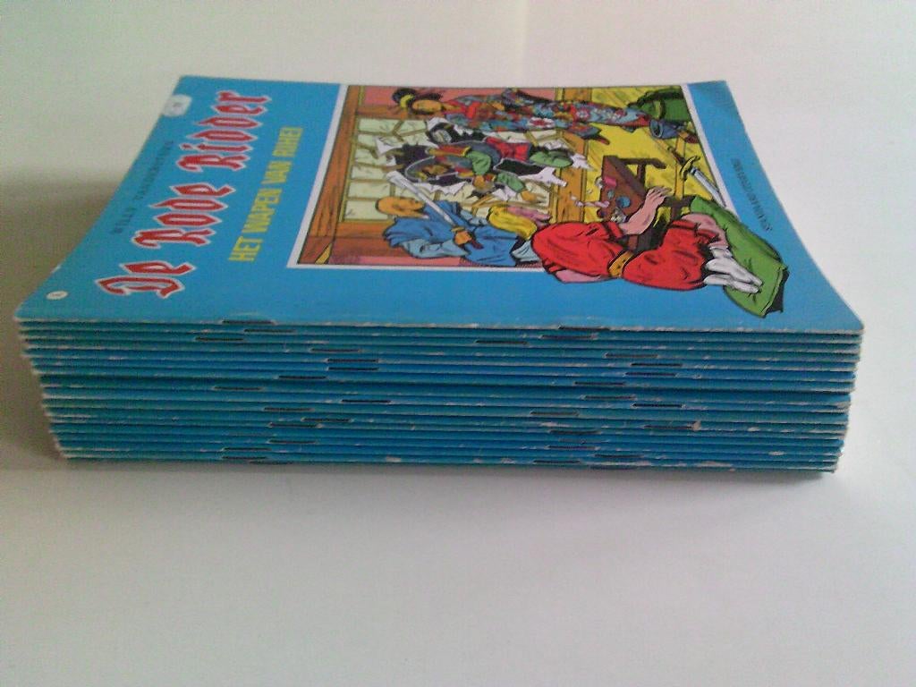 18 strips De Rode Ridder aan 1 euro per strip . Herdrukken, Enlèvement ou Envoi